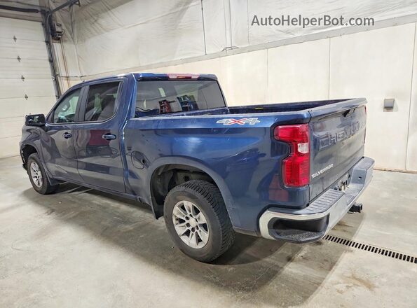 3GCUYDED8MG451515 2021 CHEVROLET SILVERADO Синий Задняя левая четверть