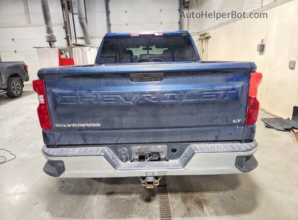 3GCUYDED8MG451515 2021 CHEVROLET SILVERADO Синий Вид сзади