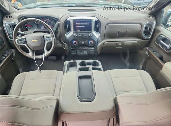 3GCUYDED9KG224332 2019 CHEVROLET SILVERADO Gray Instrument cluster view