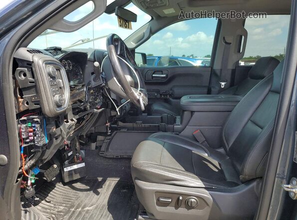 3GCUYEED2KG280621 2019 CHEVROLET SILVERADO Green Widok wnętrza z przodu