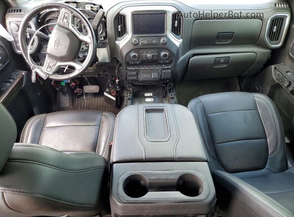 3GCUYEED2KG280621 2019 CHEVROLET SILVERADO Green Widok deski rozdzielczej