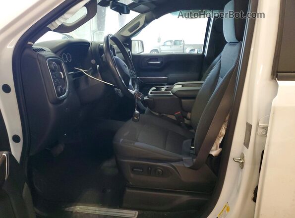 3GCUYEED8KG302248 2019 CHEVROLET SILVERADO White Widok wnętrza z przodu