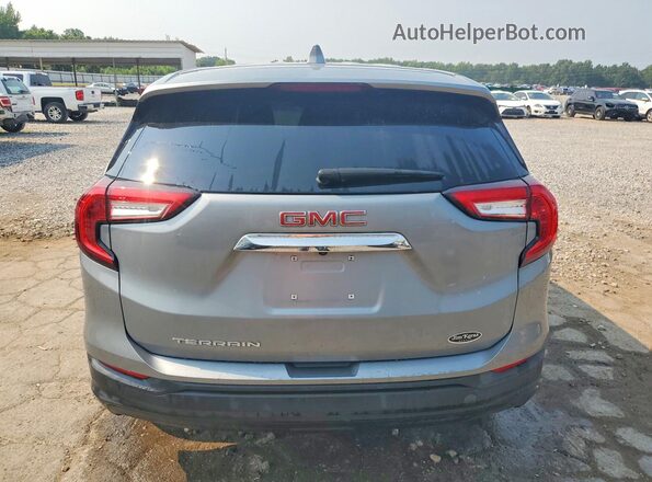 3GKALMEG1RL378910 2024 GMC TERRAIN Silver Widok z tyłu