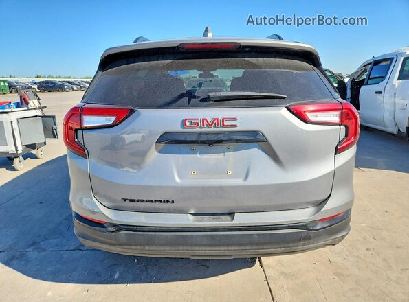 3GKALMEG7RL122948 2024 GMC TERRAIN Silver Widok z tyłu