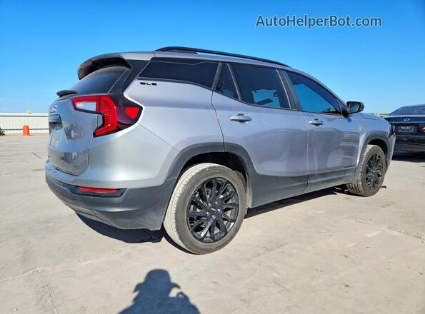 3GKALMEG7RL122948 2024 GMC TERRAIN Silver Tył prawy