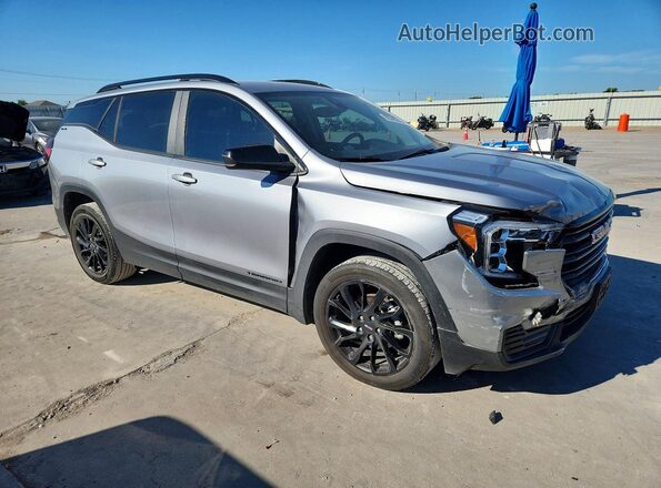 3GKALMEG7RL122948 2024 GMC TERRAIN Silver Przód prawy