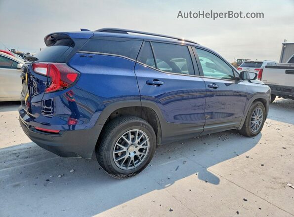 3GKALMEG9PL197499 2023 GMC TERRAIN Blue Tył prawy