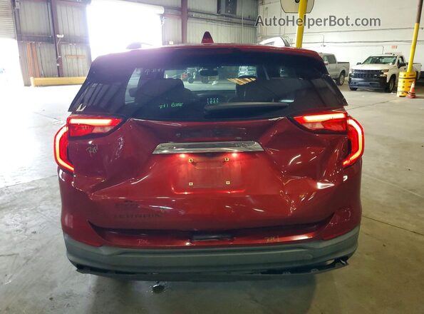 3GKALMEV0JL157477 2018 GMC TERRAIN Burgundy Vista trasera