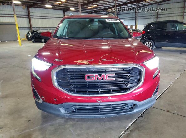 3GKALMEV0JL157477 2018 GMC TERRAIN Burgundy Vista frontal