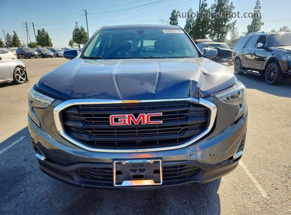 3GKALMEV0JL351295 2018 GMC TERRAIN Gray წინა ხედი