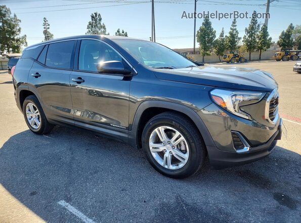3GKALMEV0JL351295 2018 GMC TERRAIN Gray წინა მარჯვენა
