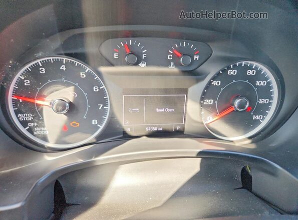 3GKALMEV0JL351295 2018 GMC TERRAIN Gray ხელსაწყოთა პანელის ხედი