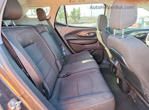 3GKALMEV0JL351295 2018 GMC TERRAIN Gray უკანა სალონის ხედი