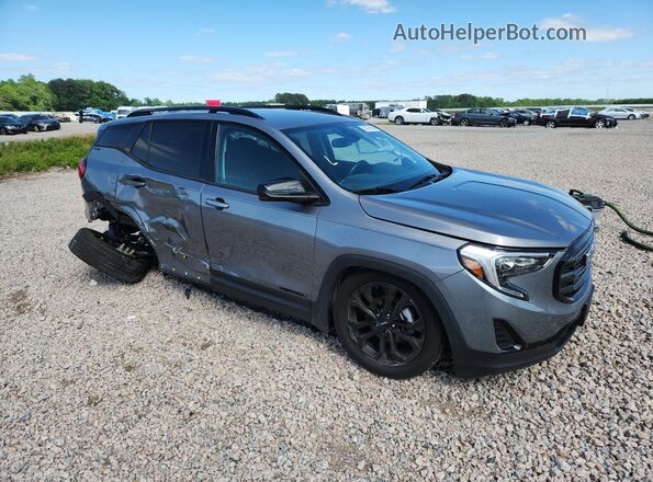 3GKALMEV0LL222234 2020 GMC TERRAIN Gray Передня права чверть