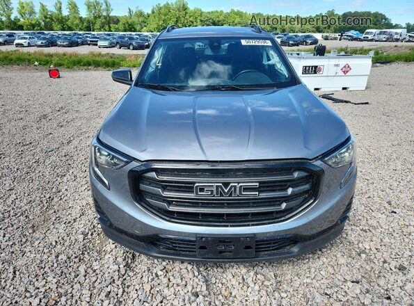 3GKALMEV0LL222234 2020 GMC TERRAIN Gray Вид спереду