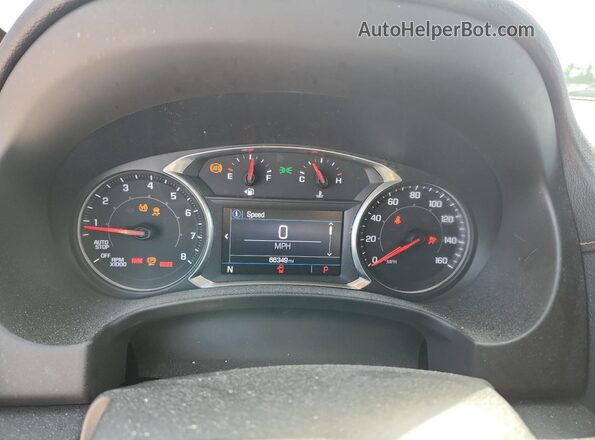 3GKALMEV0LL222234 2020 GMC TERRAIN Gray Вид щитка приладів