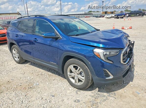 3GKALMEV3KL397480 2019 GMC TERRAIN Blue Delantero derecho