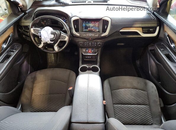 3GKALMEV4JL373719 2018 GMC TERRAIN Темно-бордовый Вид панели приборов