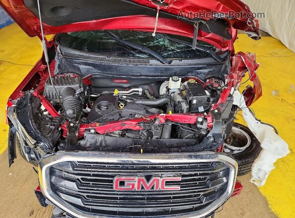 3GKALMEV4JL373719 2018 GMC TERRAIN Темно-бордовый Вид подкапотного пространства