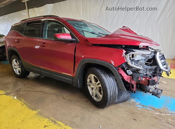 3GKALMEV4JL373719 2018 GMC TERRAIN Темно-бордовый 