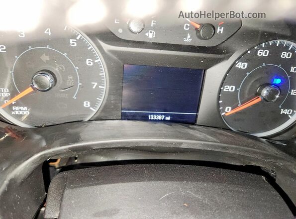 3GKALMEV4JL373719 2018 GMC TERRAIN Темно-бордовый Вид щитка приборов