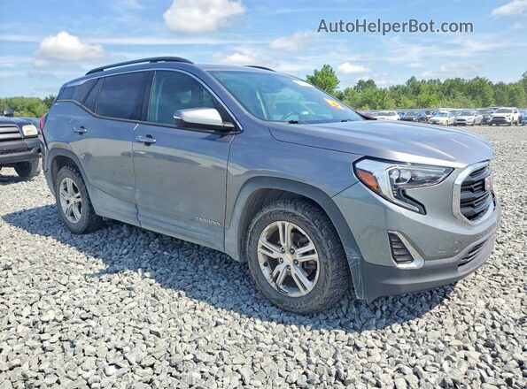 3GKALMEV4LL332185 2020 GMC TERRAIN Gray Передня права чверть