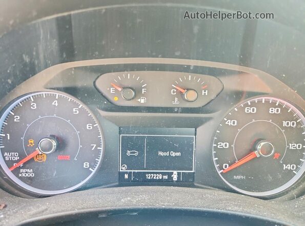 3GKALMEV5JL142750 2018 GMC TERRAIN Silver Vista del cuadro de instrumentos