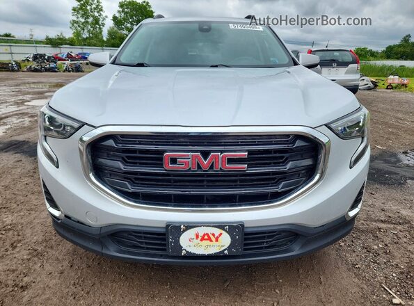 3GKALMEV5LL199016 2020 GMC TERRAIN Silver Front view