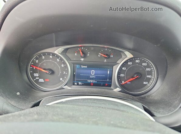 3GKALMEV5LL199016 2020 GMC TERRAIN Silver Instrument cluster view