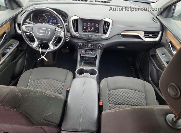 3GKALMEV5LL199016 2020 GMC TERRAIN Silver Dashboard view