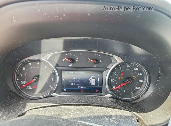 3GKALMEV6KL400890 2019 GMC TERRAIN White Vista del cuadro de instrumentos