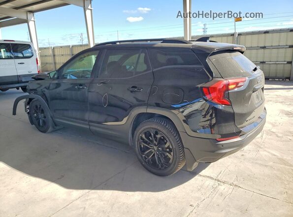 3GKALMEV7KL366085 2019 GMC TERRAIN Black Trasero izquierdo