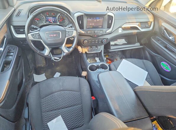 3GKALMEV7ML350813 2021 GMC TERRAIN Белый Вид панели приборов
