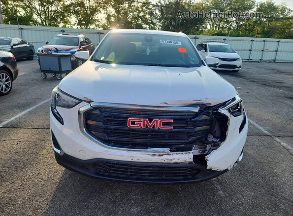 3GKALMEV7ML350813 2021 GMC TERRAIN Белый Вид спереди
