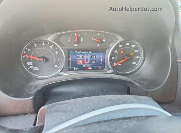 3GKALMEV7ML350813 2021 GMC TERRAIN Белый Вид щитка приборов