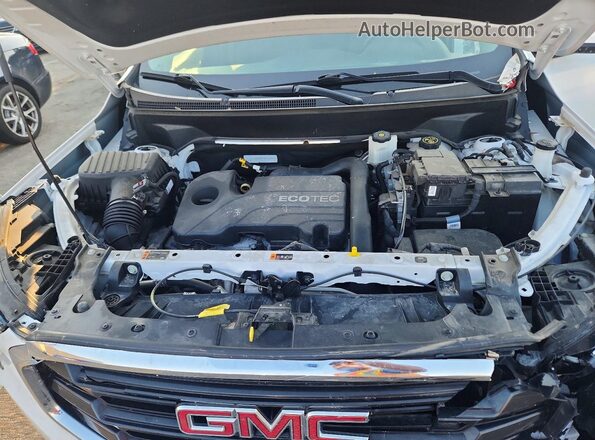 3GKALMEV7ML350813 2021 GMC TERRAIN Белый Вид подкапотного пространства