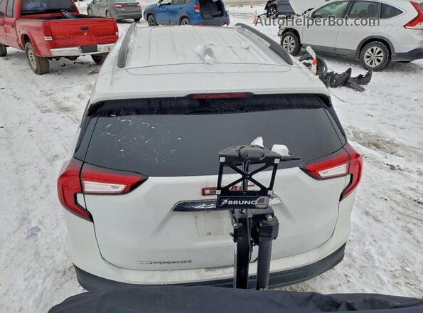 3GKALMEV7NL235758 2022 GMC TERRAIN White უკანა ხედი