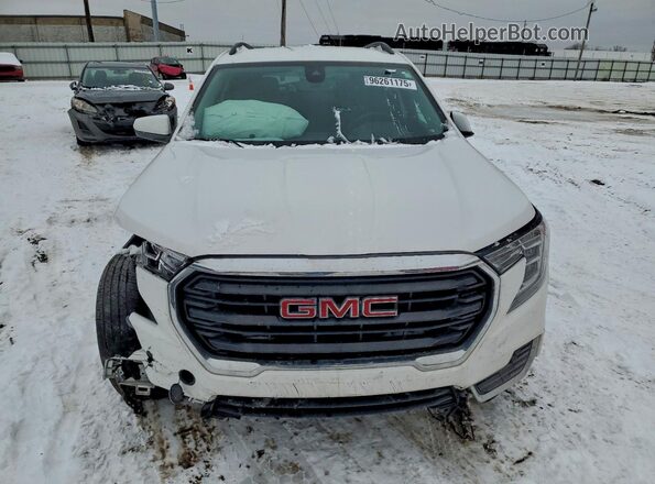 3GKALMEV7NL235758 2022 GMC TERRAIN White წინა ხედი