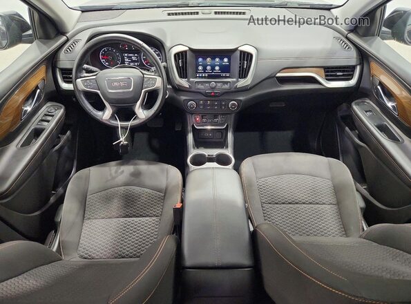 3GKALMEV9JL216039 2018 GMC TERRAIN Black წინა პანელის ხედი
