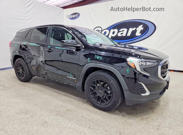 3GKALMEV9JL216039 2018 GMC TERRAIN Black წინა მარჯვენა