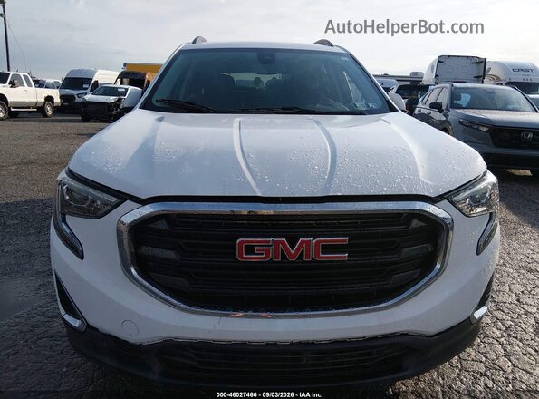 3GKALMEV9ML359237 2021 GMC TERRAIN Белый Вид щитка приборов