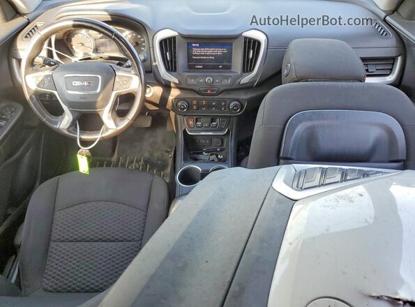 3GKALMEVXLL127583 2020 GMC TERRAIN Silver Առջևի վահանակի տեսք