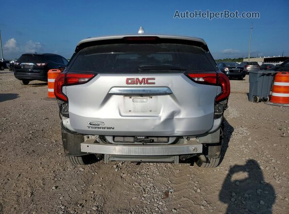 3GKALMEVXLL127583 2020 GMC TERRAIN Silver Հետևի տեսք