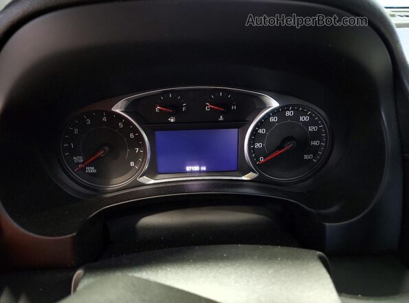 3GKALMEVXLL205313 2020 GMC TERRAIN Gray Սարքավորումների վահանակի տեսք