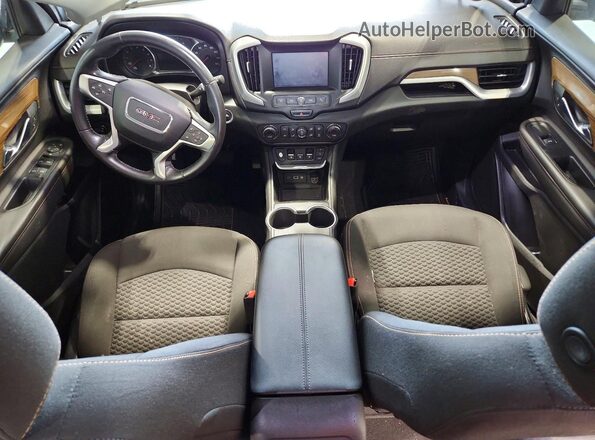 3GKALMEVXLL205313 2020 GMC TERRAIN Gray Առջևի վահանակի տեսք