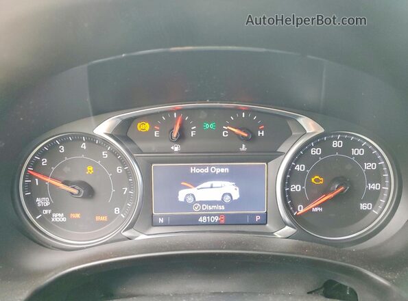 3GKALPEGXPL204445 2023 GMC TERRAIN Gray Вид щитка приладів