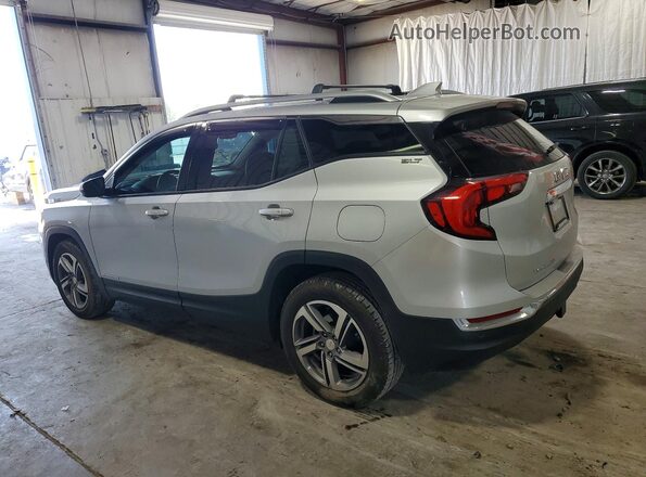 3GKALPEV1LL340813 2020 GMC TERRAIN Silver Trasero izquierdo