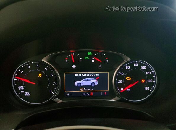 3GKALPEV1LL340813 2020 GMC TERRAIN Silver Vista del cuadro de instrumentos