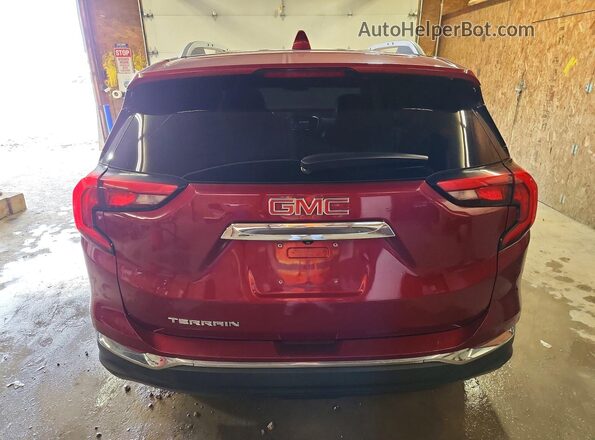 3GKALPEV2KL184750 2019 GMC TERRAIN Red Widok z tyłu