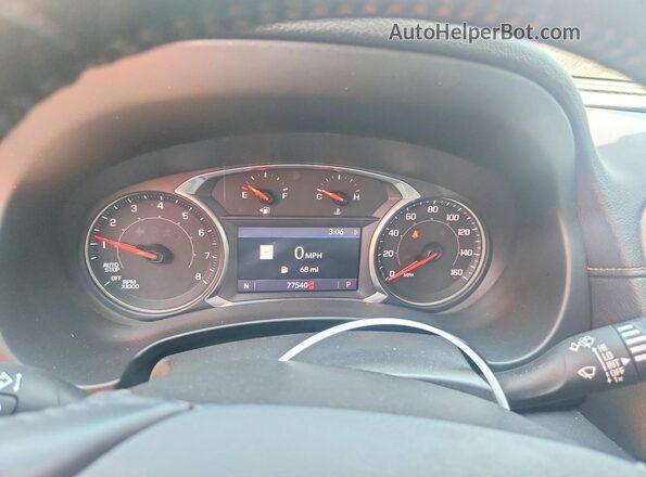 3GKALPEV3ML369294 2021 GMC TERRAIN White Вид щитка приладів